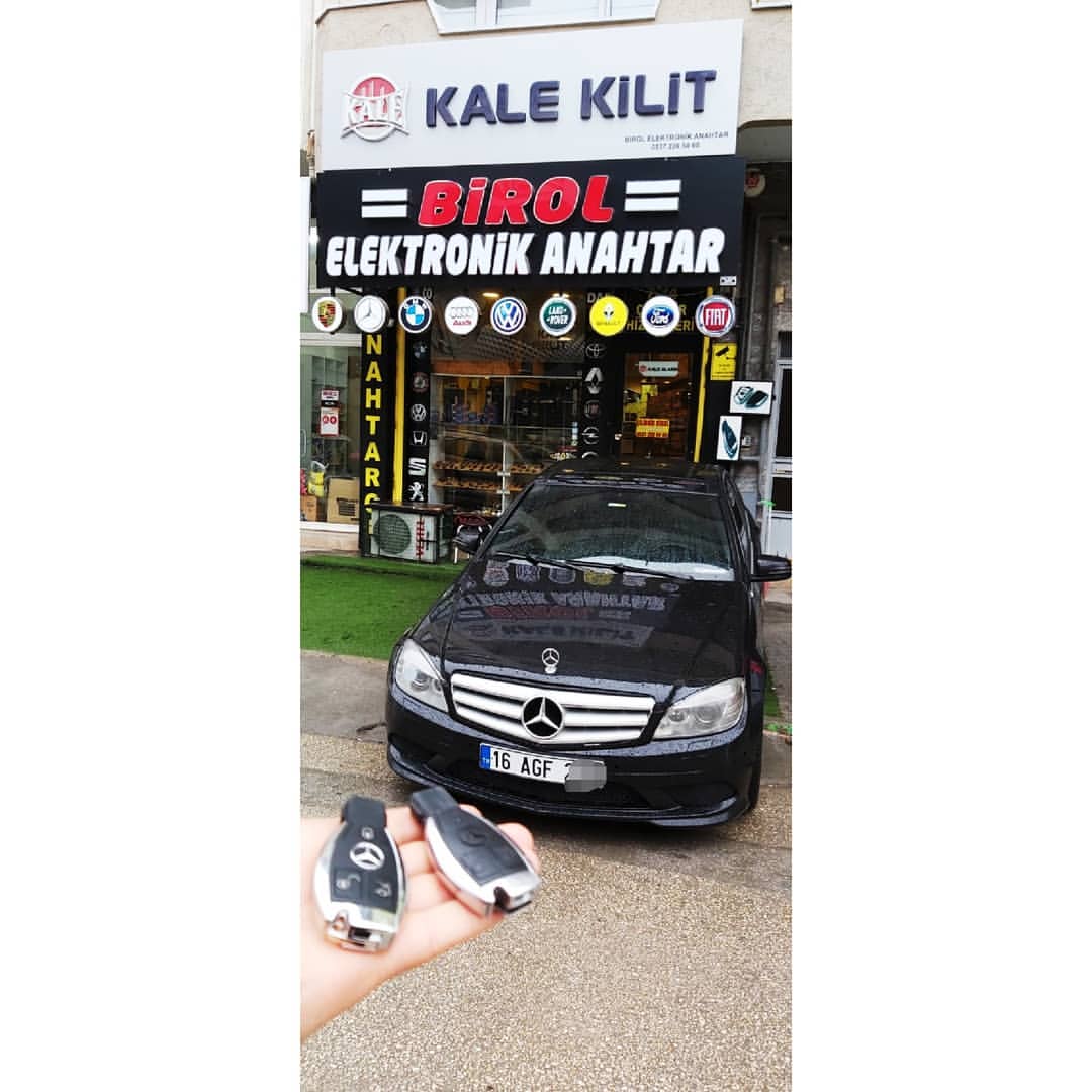 Mercedes C180 w204 Anahtar Kopyalama Yedek Anahtar