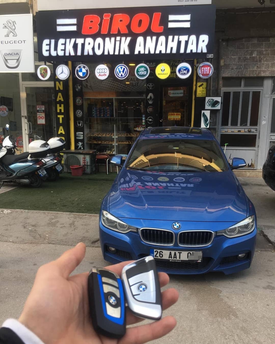 bmw yedek anahtar