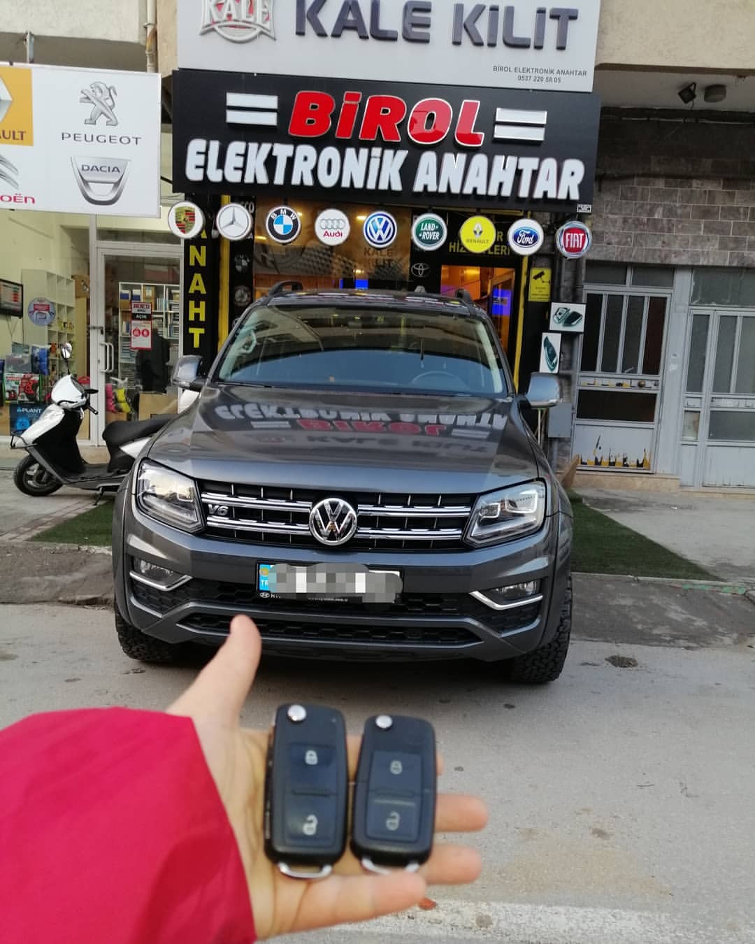 Volkswagen Amarok Yedek Anahtar Anahtar Kopyalama