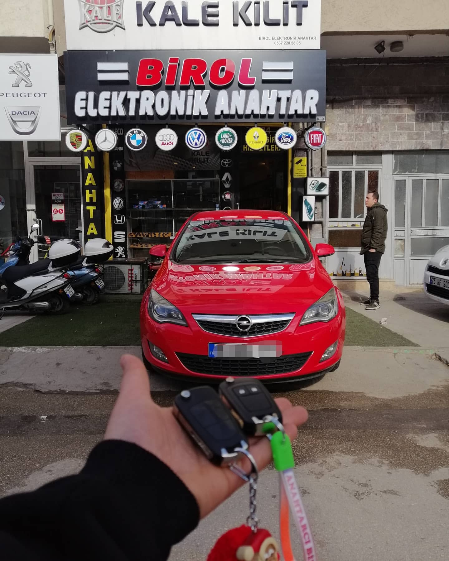 bursa opel astra anahtar kopyalama