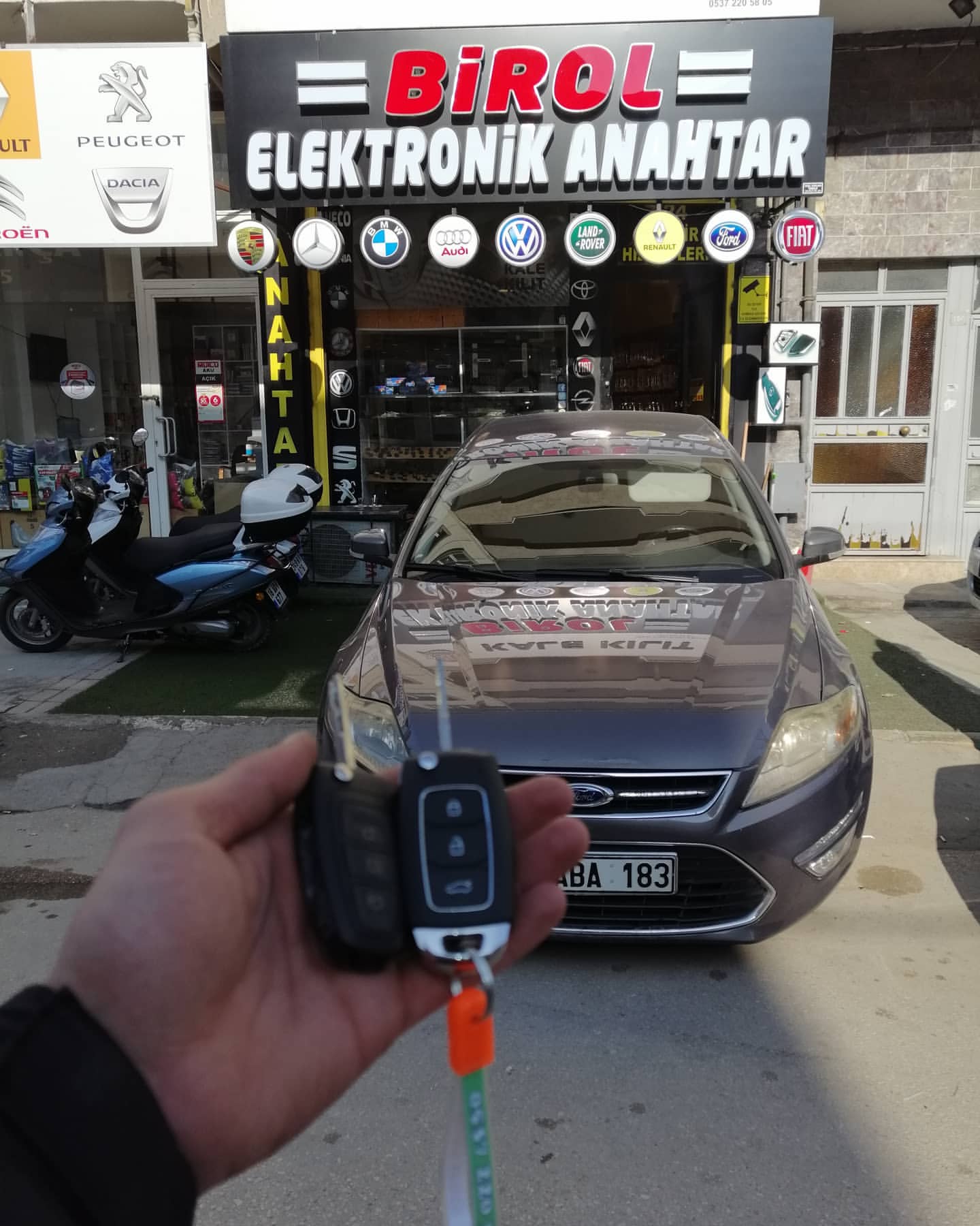 ford mondeo yedek anahtar