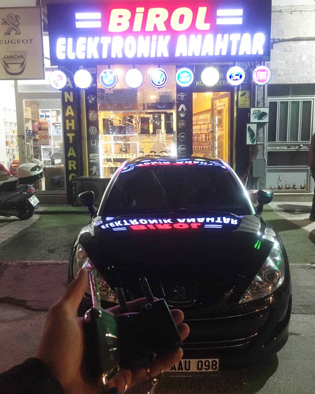 Peugeot RCZ Anahtar Kopyalama Yedek Anahtar