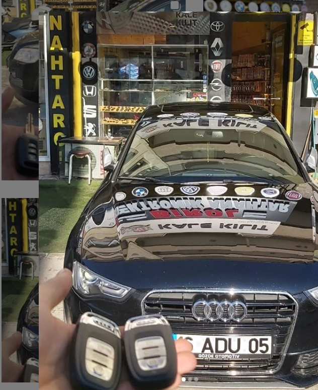 Audi A4 Anahtar Kopyalama Yedek Anahtar