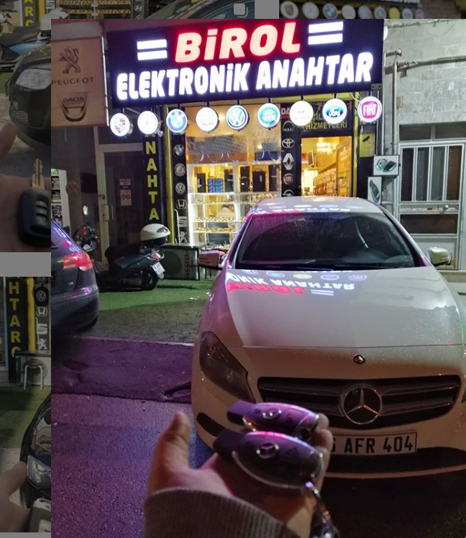 Mercedes A180 Anahtar Kopyalama Yedek Anahtar