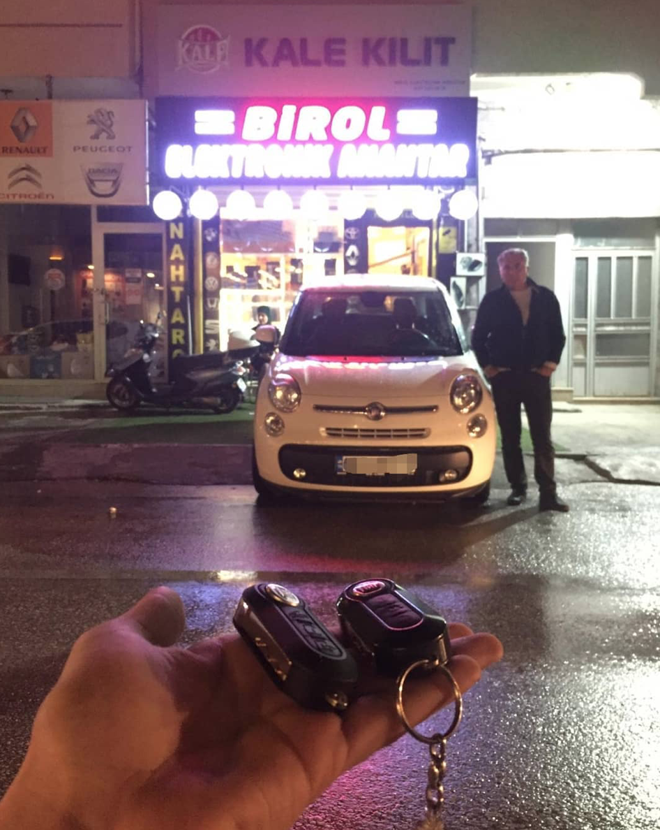 Fiat 500L Anahtar Kopyalama Yedek Anahtar