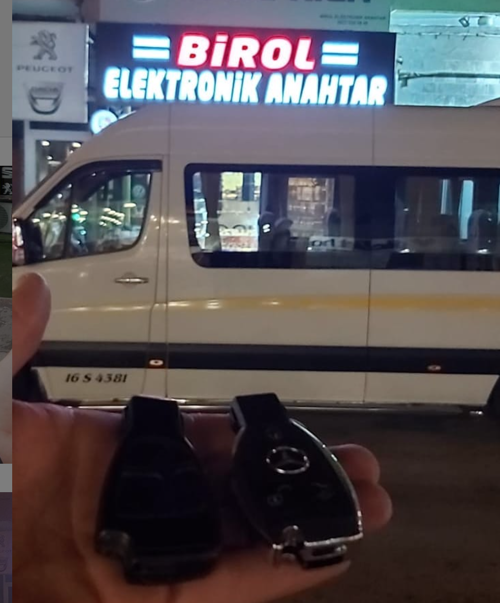 Mercedes Sprinter Anahtar Kopyalama Yedek Anahtar