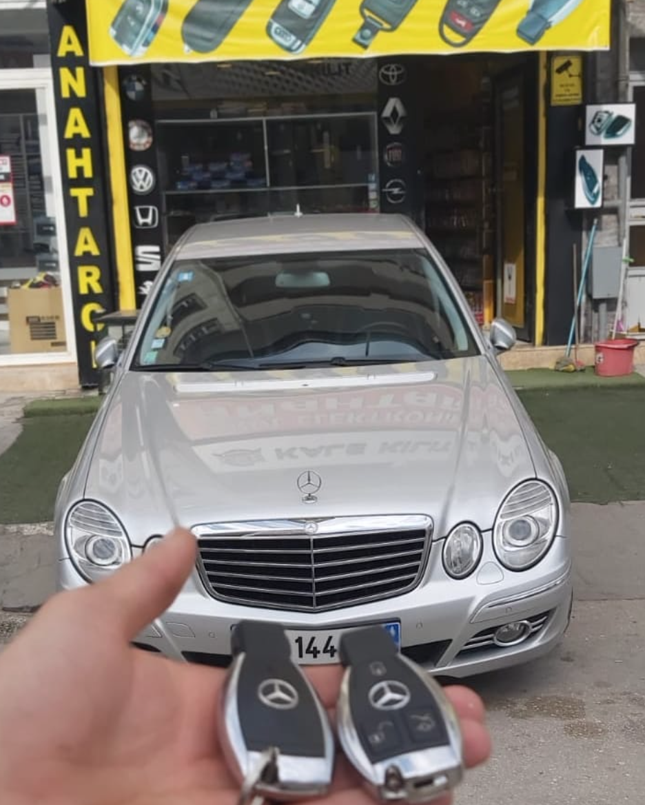 Mercedes w211 Anahtar Kopyalama Yedek Anahtar