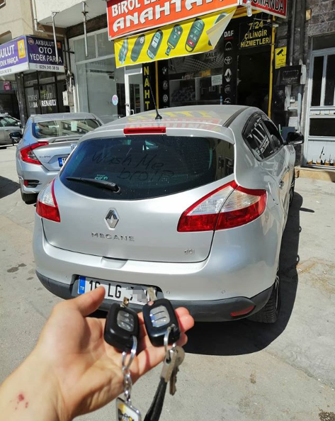 Renault Megane 3 Anahtar Kopyalama Yedek Anahtar