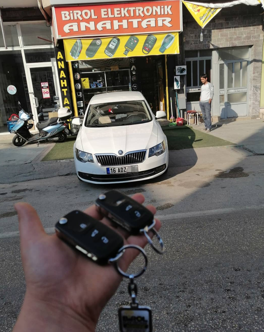 Skoda Super B Anahtar Kopyalama Yedek Anahtar