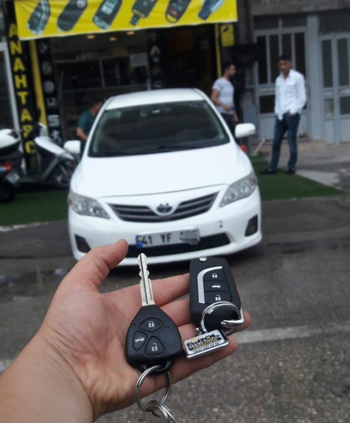 Toyota Corolla Anahtar Kopyalama Yedek Anahtar