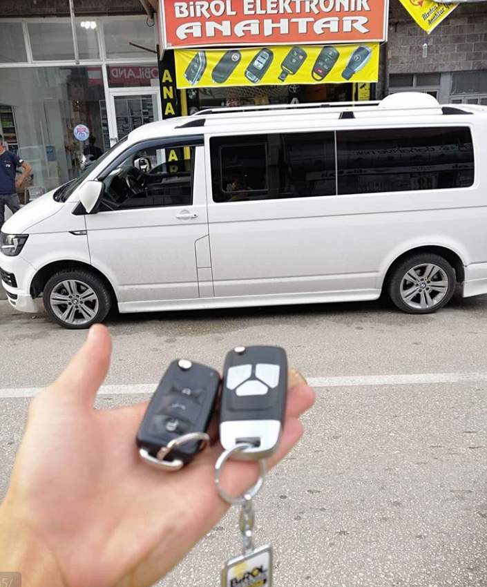 Volkswagen Transporter Anahtar Kopyalama Yedek Anahtar