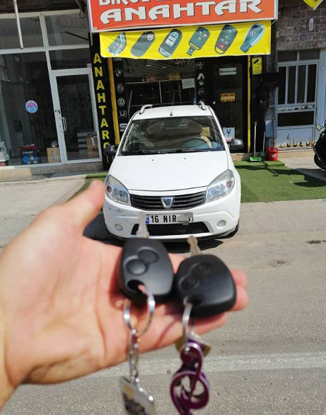 Dacia Sandero Anahtar Kopyalama Yedek Anahtar