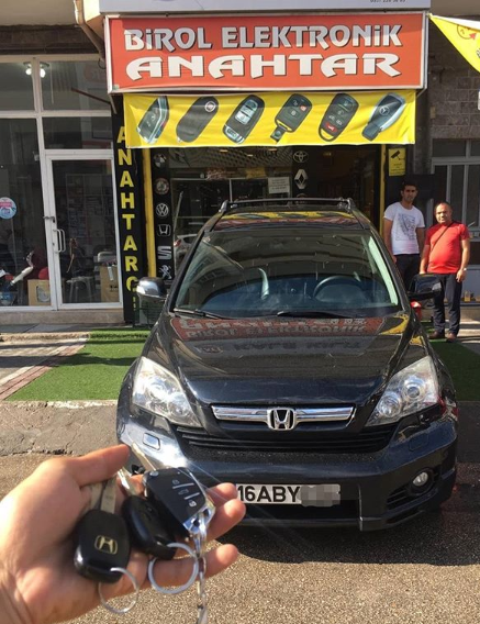 Honda C-RV Anahtar Kopyalama Yedek Anahtar