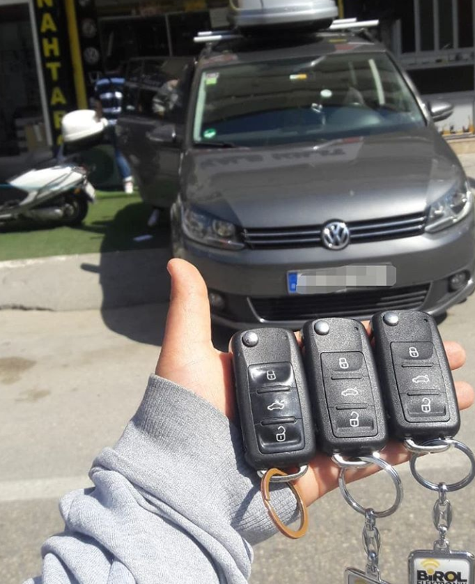 Volkswagen Touareg Anahtar Kopyalama Yedek Anahtar