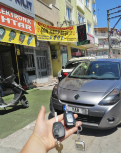 Renault Clio 3 Anahtar Kopyalama Yedek Anahtar