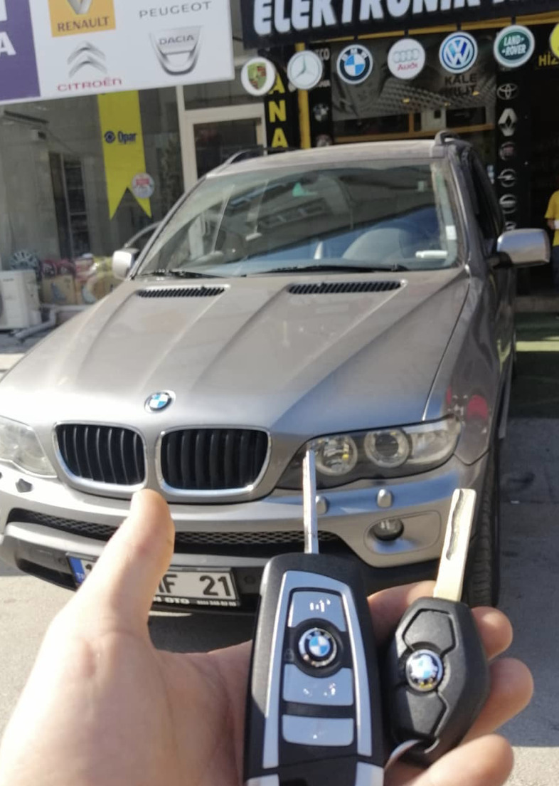 BMW X5 Anahtar Kopyalama Yedek Anahtar