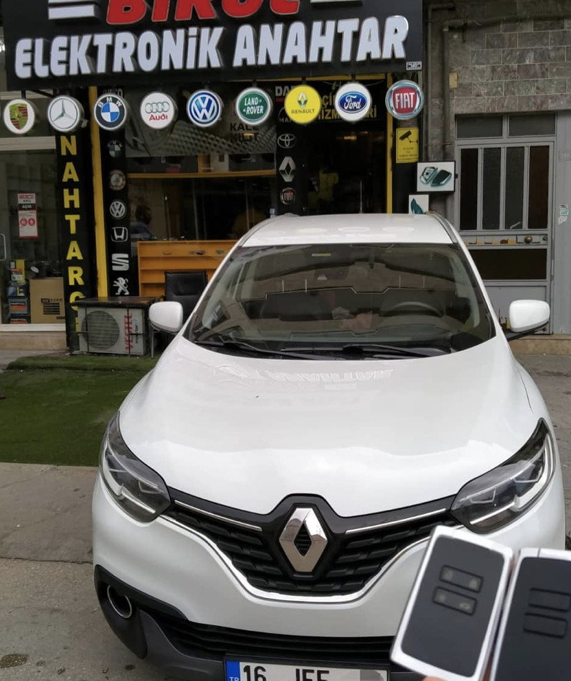 Renault Captur Kart Kopyalama Yedek Kart