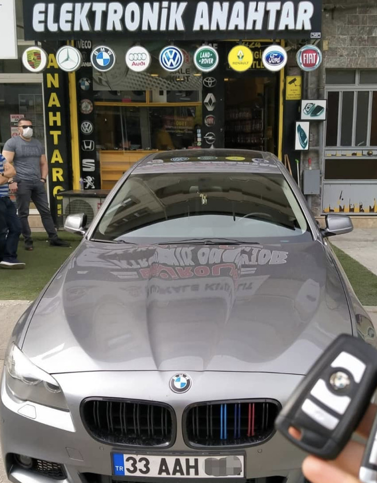 BMW 5 Kasa F10 Anahtar Kopyalama Yedek Anahtar