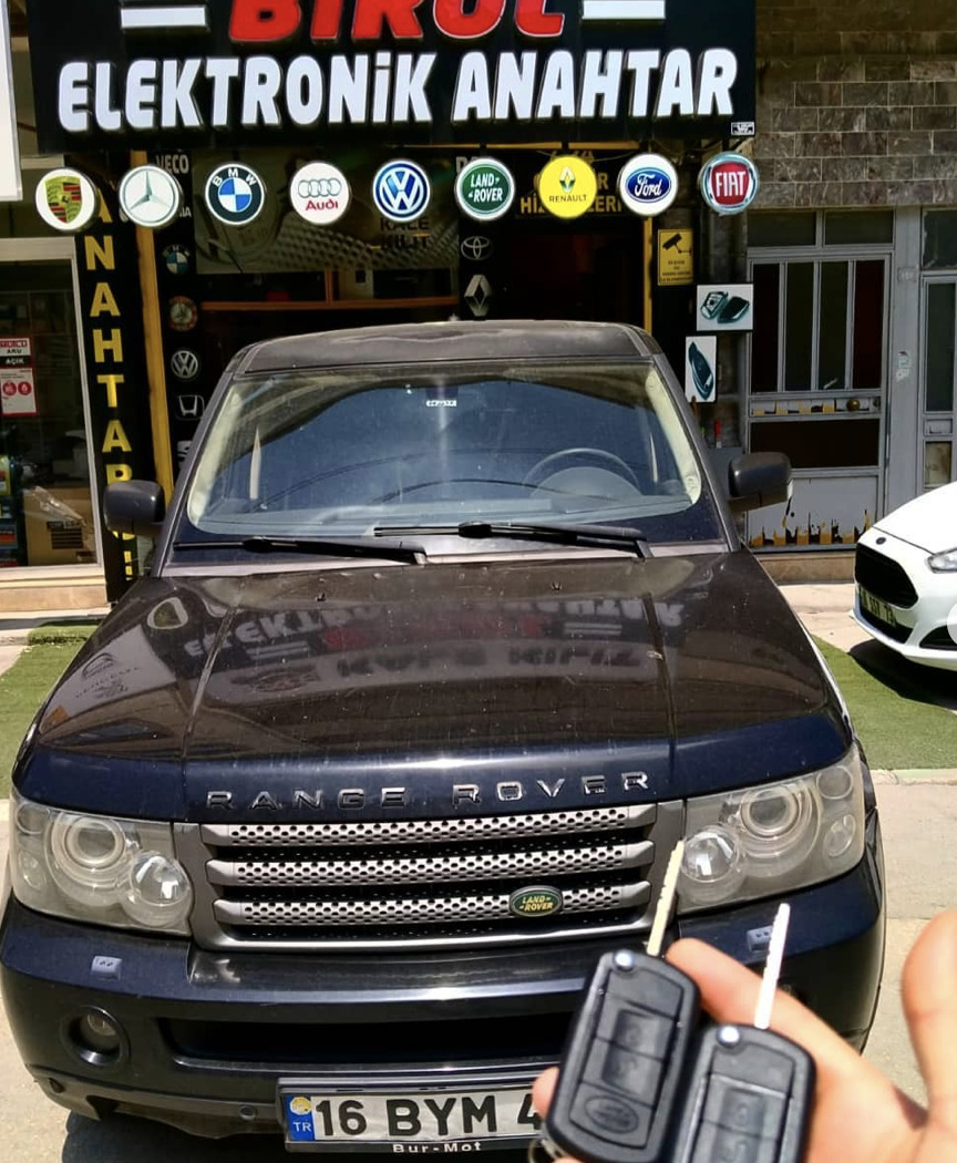 Range Rover Anahtar Kopyalama Yedek Anahtar