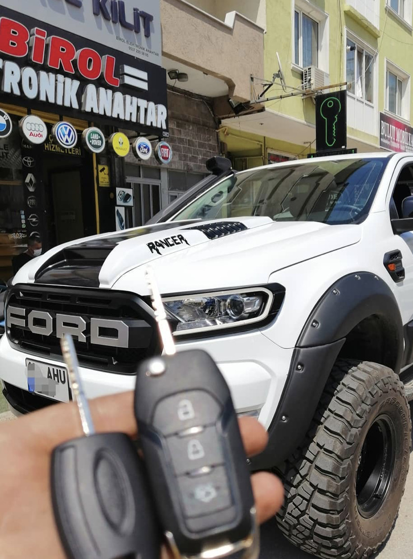 Ford Ranger Anahtar Kopyalama Yedek Anahtar