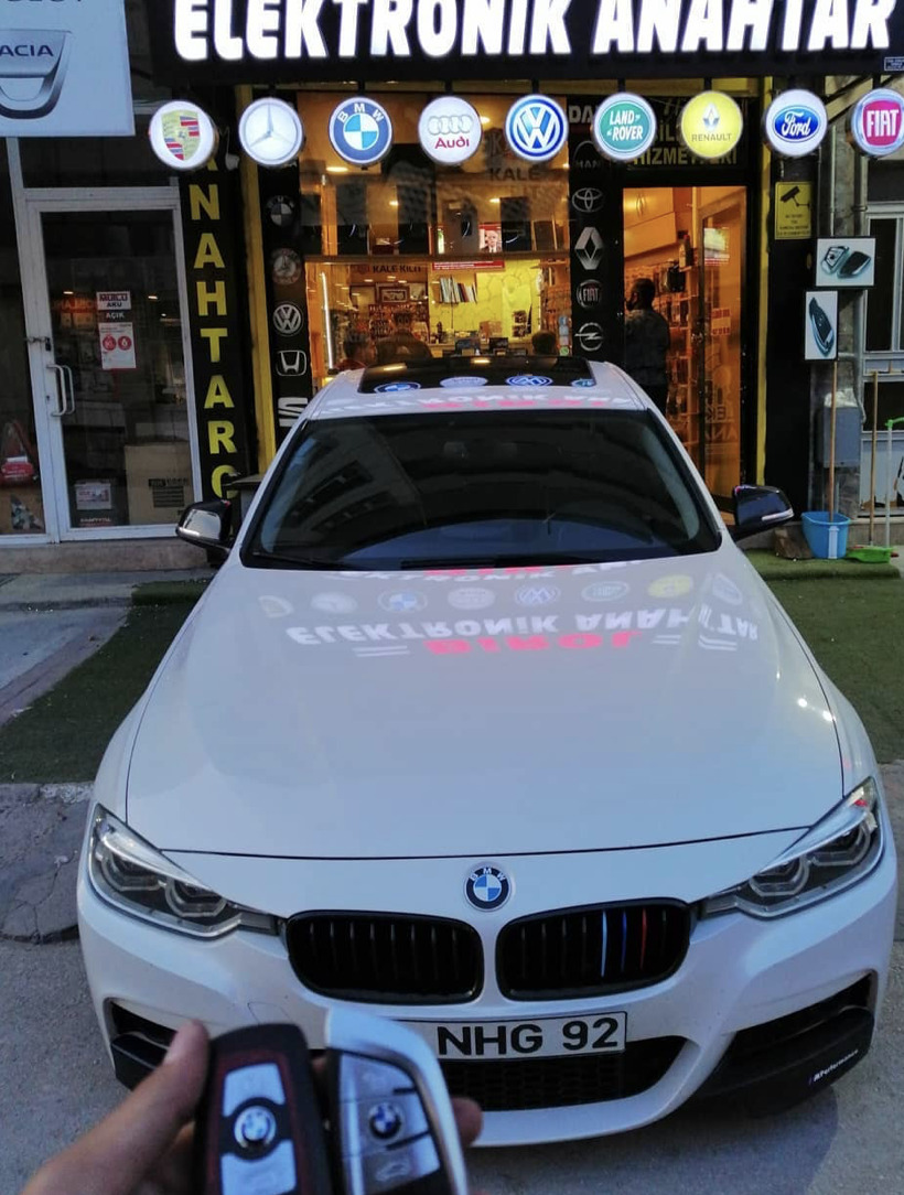 BMW F30 Anahtar Kopyalama Yedek Anahtar