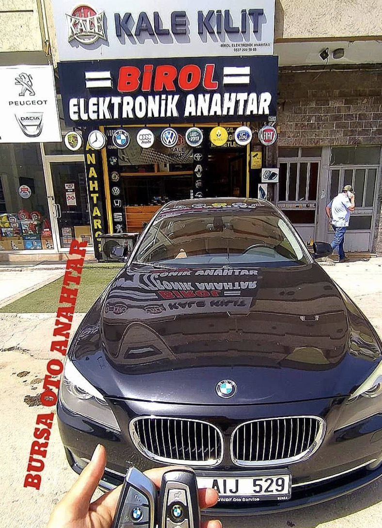 BMW 6 Kasa Anahtar Kopyalama Yedek Anahtar