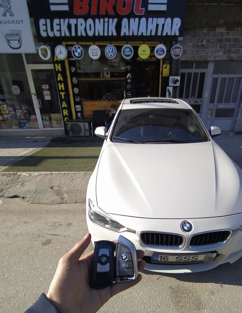 BMW F30 Anahtar Kopyalama Yedek Anahtar