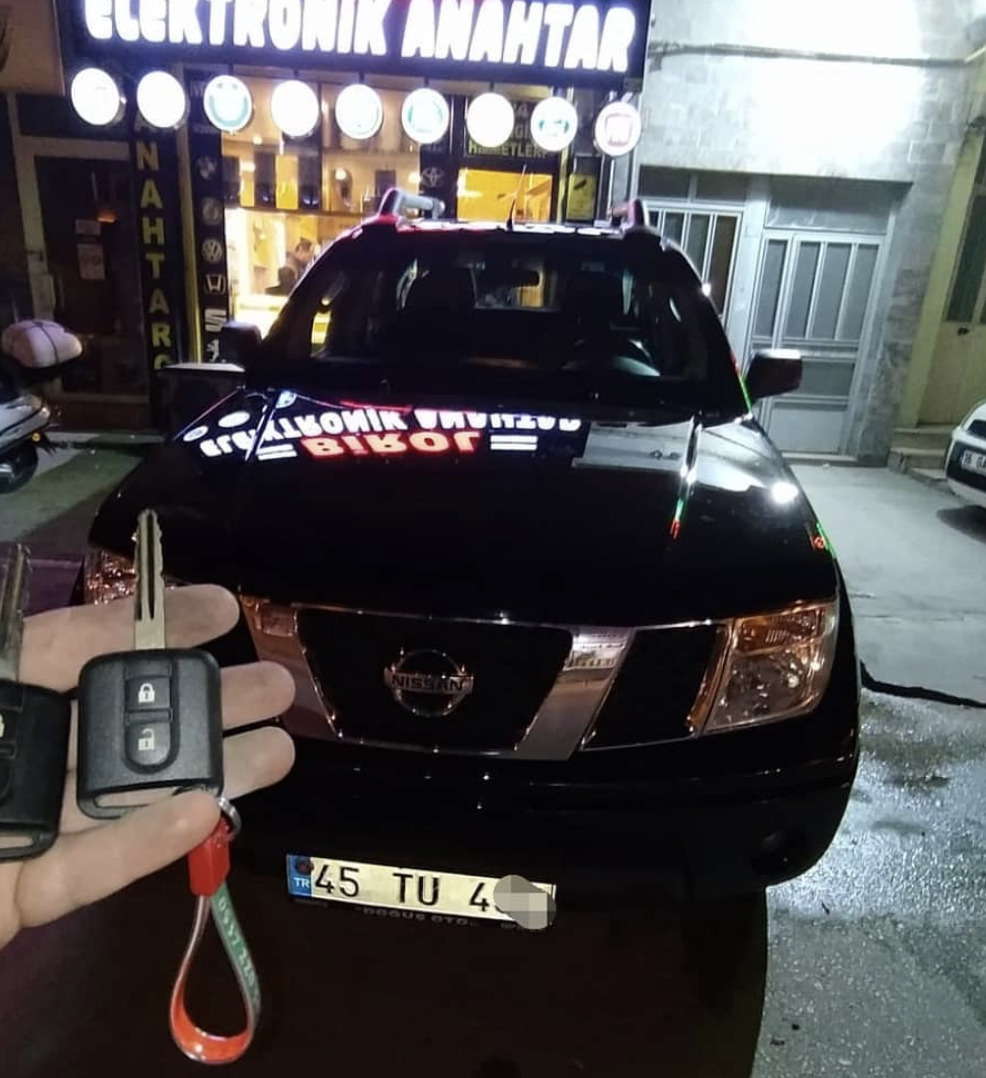 Nissan Navara Anahtar Kopyalama Yedek Anahtar