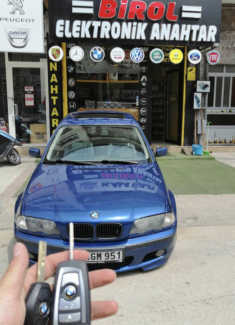 BMW E46 Anahtar Kopyalama Yedek Anahtar