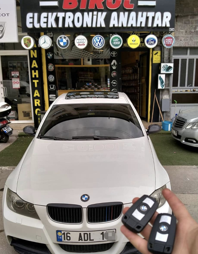 BMW E90 Anahtar Kopyalama Yedek Anahtar