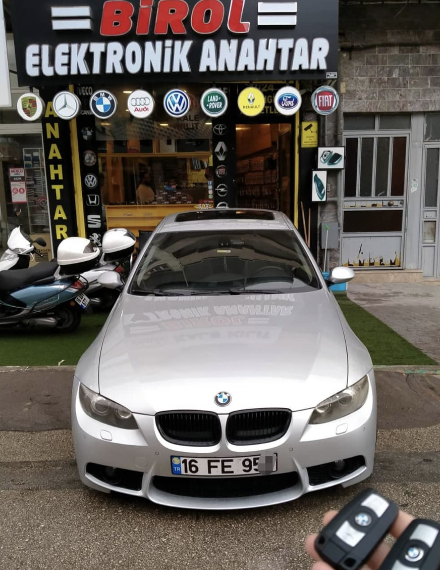 BMW E92 Anahtar Kopyalama Yedek Anahtar