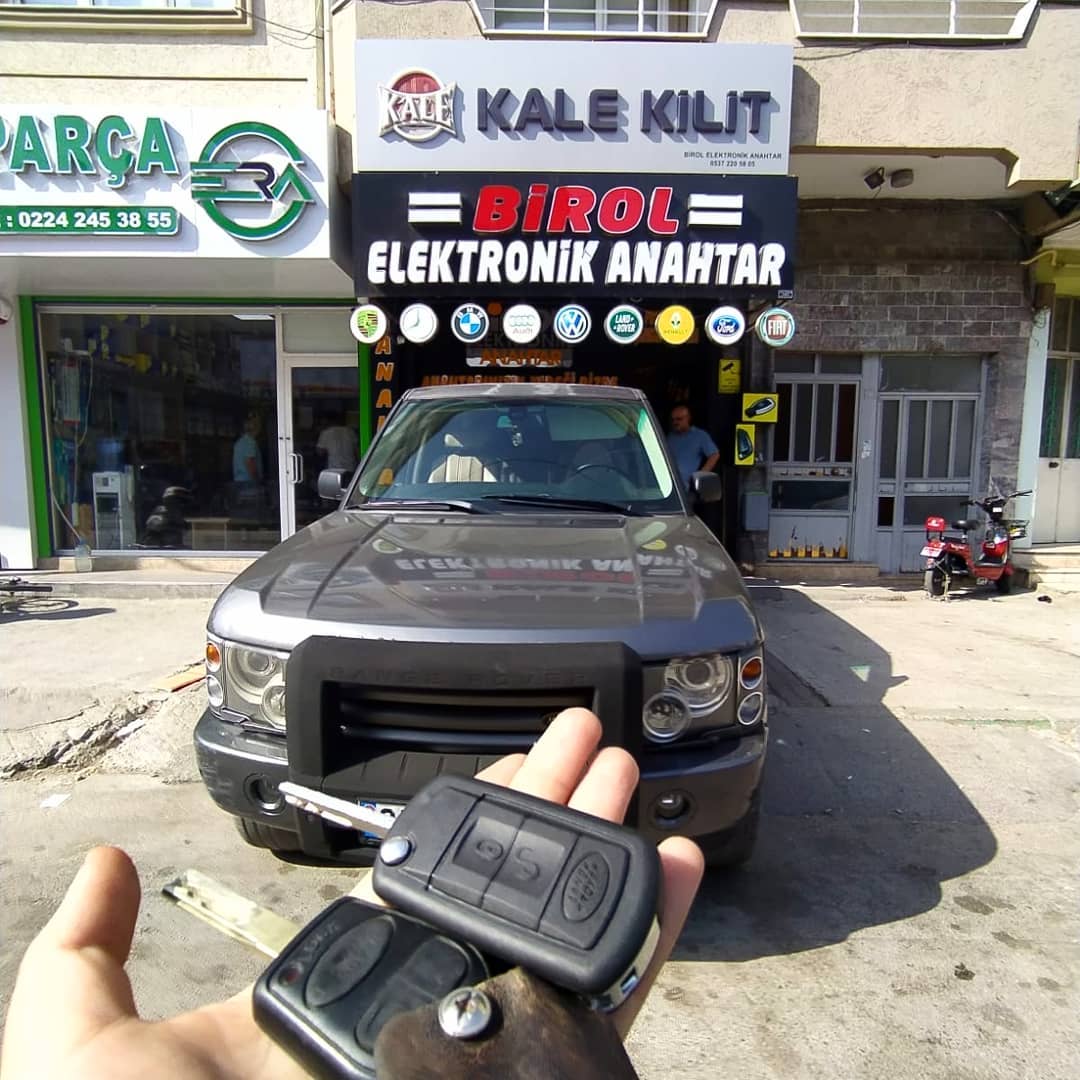 Land Rover Vouge Yedek Anahtar Uygulaması